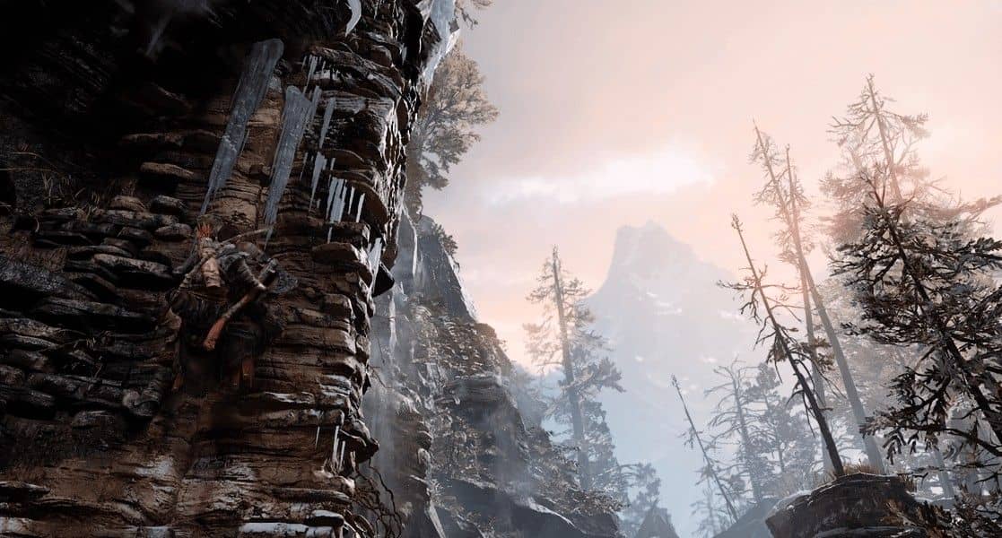 God of War climbing