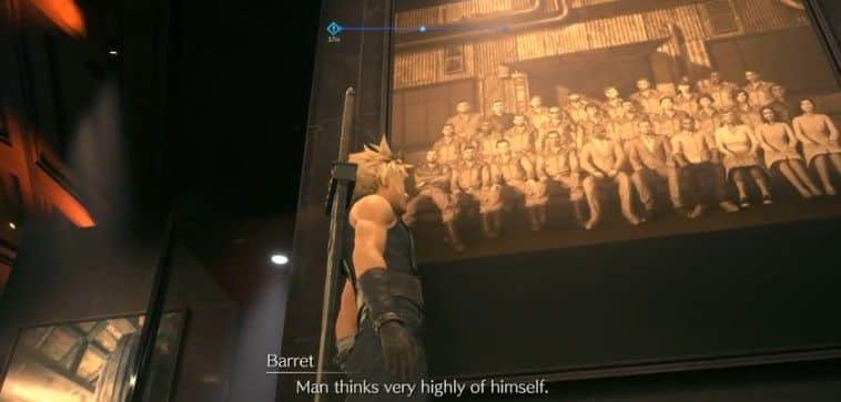 FF7R Shinra Easter Egg