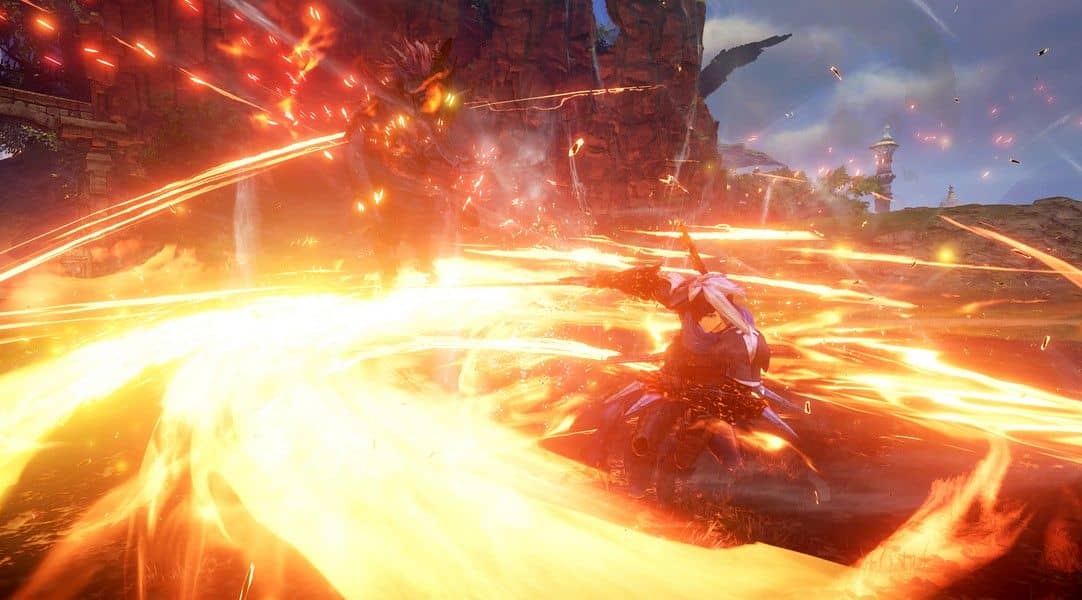 tales of arise blazing sword flaming edge