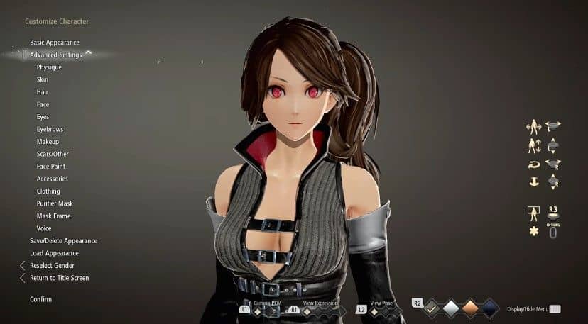 code vein character