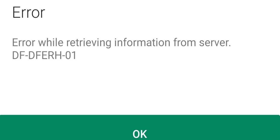 Error Retrieving Information From Server on Google Play? – Fix